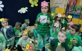Przedszkolaki z Chybic witają wiosnę 37