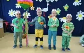 Przedszkolaki z Chybic witają wiosnę 40