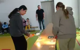 Warsztaty edukacyjne "Energia odnawialna" w PSP w Godowie 16