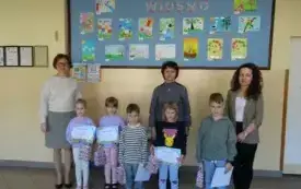 Rozstrzygnięcie konkursu plastycznego "Wiosna tuż, tuż" 1