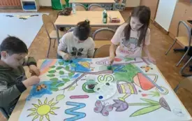 Wiosenne inspiracje w świetlicy szkolnej &ndash; PSP Chybice 6