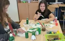 Wiosenne inspiracje w świetlicy szkolnej &ndash; PSP Chybice 10