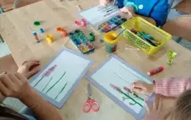 Wiosenne inspiracje w świetlicy szkolnej &ndash; PSP Chybice 16