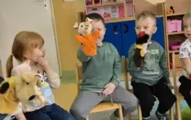 Magia teatru w chybickim przedszkolu 6