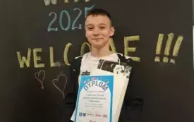 Ignacy Dziułka z PSP w Godowie na podium w powiatowym konkursie języka angielskiego "Teen Win"! 1