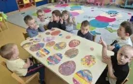 Tradycje wielkanocne w przedszkolu w Chybicach 2