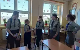 Wiosenno-wielkanocna gra terenowa w PSP Jadowniki 1