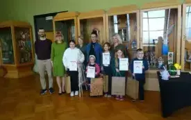 Uczniowie PSP w Godowie laureatami wielkanocnego "Konkursu z jajem" organizowanego przez Wojew&oacute;dzki Dom Kultury w Kielcach 4