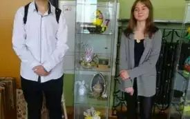 Uczniowie PSP w Godowie laureatami wielkanocnego "Konkursu z jajem" organizowanego przez Wojew&oacute;dzki Dom Kultury w Kielcach 5