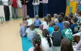 Światowy Dzień Książki w grupie 0 a i 0 b w PSP w Chybicach 1