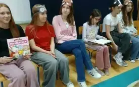 Światowy Dzień Książki w grupie 0 a i 0 b w PSP w Chybicach 5