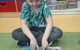 Światowy Dzień Książki w grupie 0 a i 0 b w PSP w Chybicach 22