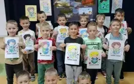 Dzień Ziemi w przedszkolu w Chybicach 26