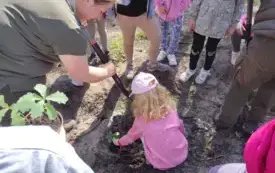 Wycieczka do lasu- sadzenie dęb&oacute;w. 7