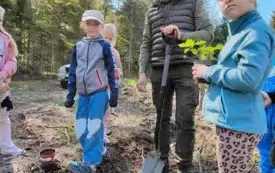 Wycieczka do lasu- sadzenie dęb&oacute;w. 23