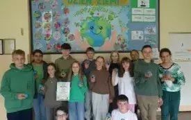 Dzień Ziemi w PSP w Godowie. Ekologiczny Turniej Klas. 5