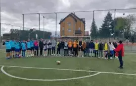 Gminne zawody w piłce nożnej chłopc&oacute;w klas  7-8 8