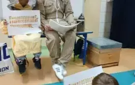 Z wizytą w świecie pszcz&oacute;ł &ndash; pasjonujące spotkanie w przedszkolu w Chybicach 40