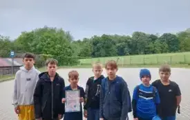 Gminne zawody w czw&oacute;rboju LA chłopc&oacute;w 3