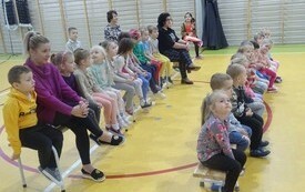 Jesienne przedstawienie w PSP w Godowie 2