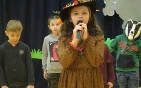 Jesienne przedstawienie w PSP w Godowie 3