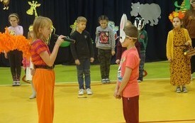Jesienne przedstawienie w PSP w Godowie 8
