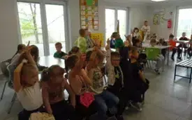 Spotkanie uczni&oacute;w PSP w Łomnie dotyczącego bezpieczeństwa w sieci 14