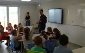 Spotkanie uczni&oacute;w PSP w Łomnie dotyczącego bezpieczeństwa w sieci 15