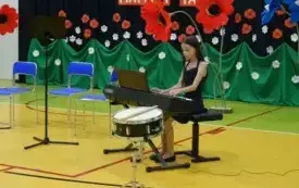 Koncert muzyczny uczni&oacute;w Państwowej Szkoły Muzycznej w PSP w Godowie 24