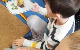 Rogate Ranczo z wizytą w PSP w Godowie 1