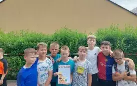 Gminne zawody w mini piłce nożnej chłopc&oacute;w klas 4 1