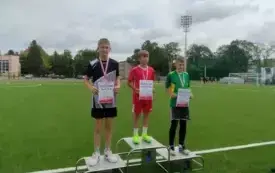 Sukcesy naszych uczni&oacute;w na Mistrzostwach Wojew&oacute;dztwa w Lekkiej Atletyce- PSP Chybice 4