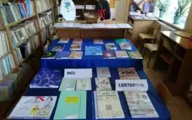 M&oacute;j lekturnik w bibliotece szkolnej w Godowie 8