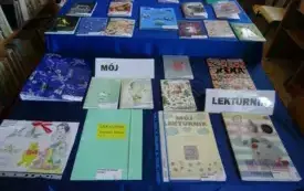 M&oacute;j lekturnik w bibliotece szkolnej w Godowie 16