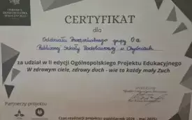Projekty edukacyjne w przedszkolu w Chybicach 4