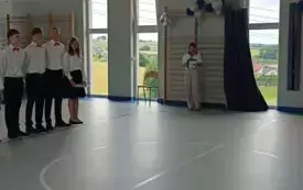 Pożegnanie absolwent&oacute;w w PSP Jadowniki 9