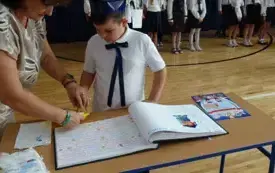 Z nowymi uczniami w nowy rok szkolny 36
