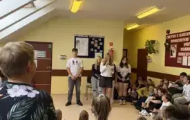 Galeria aktualności Wybory Przewodniczącego Samorządu Uczniowskiego 8