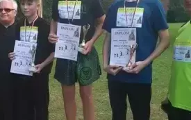 Udział PSP w Godowie w wydarzeniach sportowo- integracyjnych pt. &bdquo;Bieg Papieski&rdquo; i "Świętokrzyscy Herosi" 1