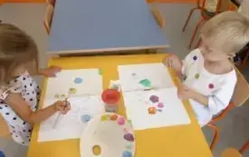 Dzień kropki w przedszkolu 1