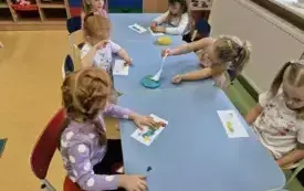 Dzień Kropki u przedszkolak&oacute;w w Chybicach 1