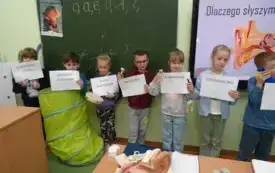 Spotkanie klasy I PSP w Godowie z audiofonolog Iwoną Tomaszewską - Hert 12