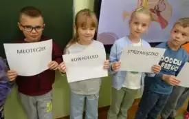 Spotkanie klasy I PSP w Godowie z audiofonolog Iwoną Tomaszewską - Hert 14