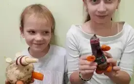 Zdrowe odżywianie - kukiełki z warzyw 3
