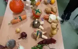 Zdrowe odżywianie - kukiełki z warzyw 7