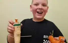 Zdrowe odżywianie - kukiełki z warzyw 14
