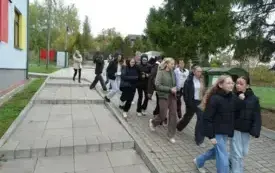 Pr&oacute;bna ewakuacja w PSP w Godowie 11