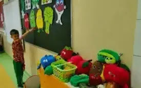 PSP Chybice- Światowy Dzień Owoc&oacute;w i Warzyw u przedszkolak&oacute;w 8