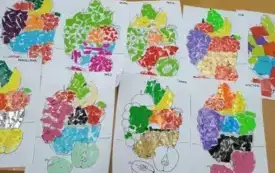 PSP Chybice- Światowy Dzień Owoc&oacute;w i Warzyw u przedszkolak&oacute;w 21