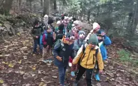 Wycieczka oddział&oacute;w przedszkolnych do Parku legend oraz na Święty Krzyż 1